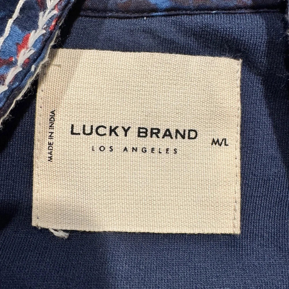 Lucky Brand Embroidered kimono Style Jacket - Picture 7 of 9